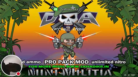 minimilitia mod by sahadikr.in|Mini Militia Mod By Sahadikr In Gameplay 1v5  .